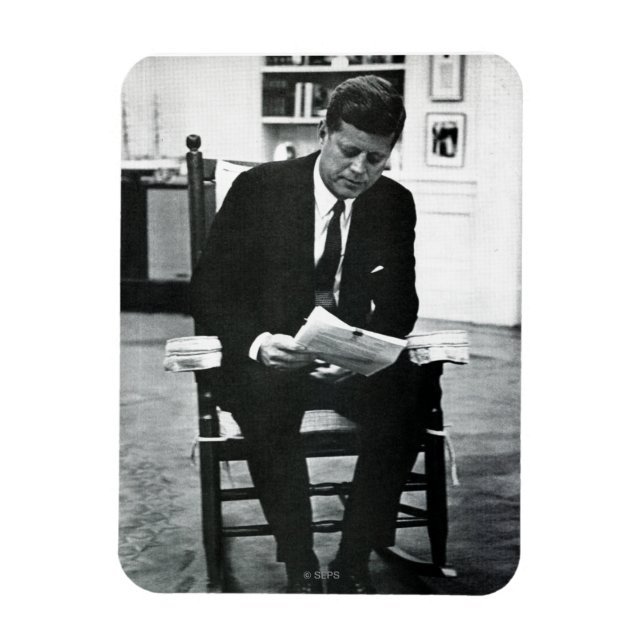 Fotografi av John F. Kennedy 2 Magnet (Vertikal)
