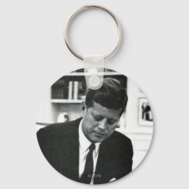 Fotografi av John F. Kennedy 2 Nyckelring (Framsida)