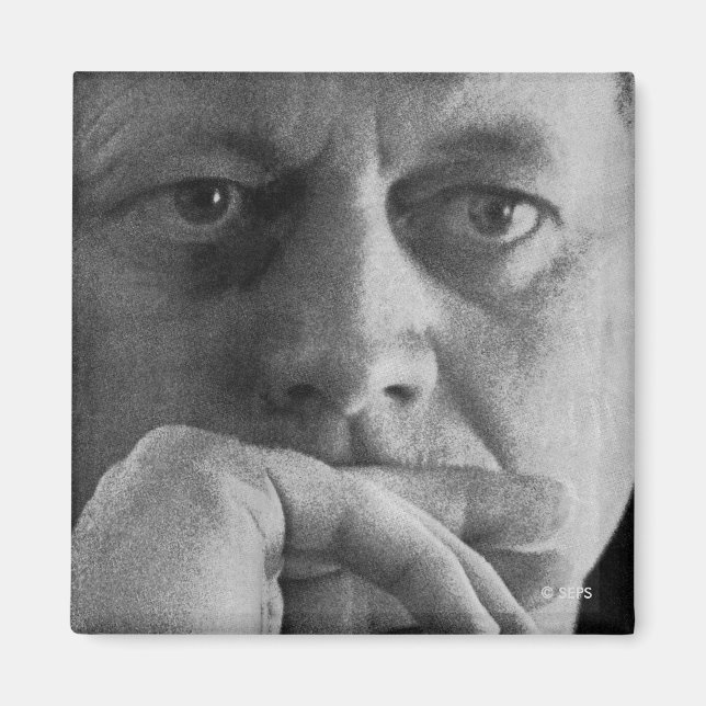 Fotografi av John F. Kennedy Magnet (Framsidan)