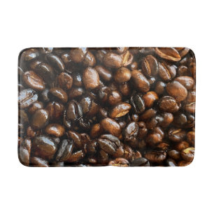 Fotografi av kaffebönor för etiopiska kaffeböno badrumsmatta