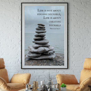 Fotografi av kairnsten   Bernard Shaw citat Poster