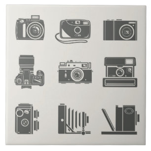 Fotografi av kameror, Vintage Kakelplatta