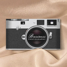 Fotografi av klassiskt kameramönster visitkort