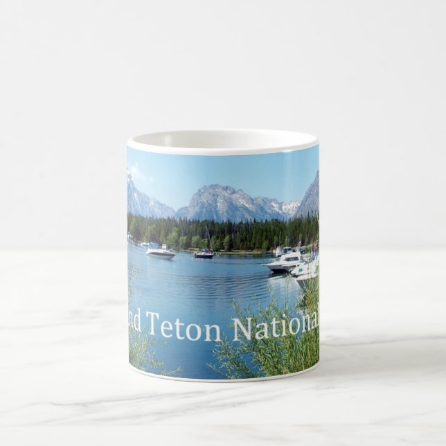 Fotografi av landskapet i Grand Teton National Par Kaffemugg (Center)