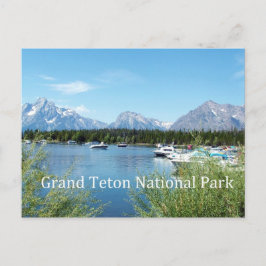 Fotografi av landskapet i Grand Teton National Par Vykort