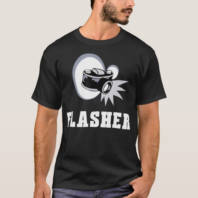 Fotografi av laserkamera  t shirt (Framsida)