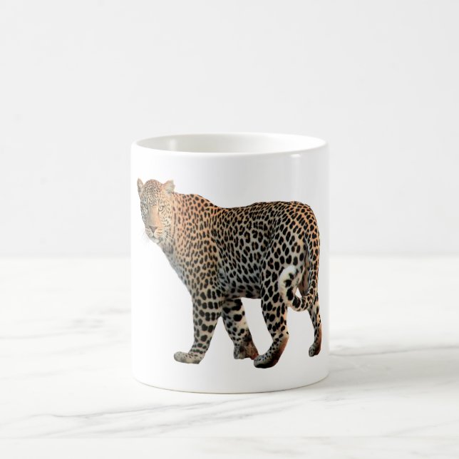 Fotografi av leopard Vild katt Kaffemugg (Center)