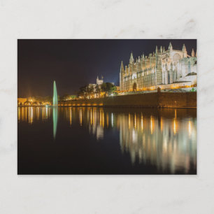 Fotografi av Mallorca, Spanien, natt Vykort