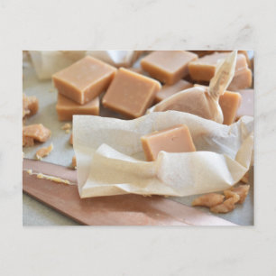 Fotografi av mat British Clotted Cream Fudge Vykort