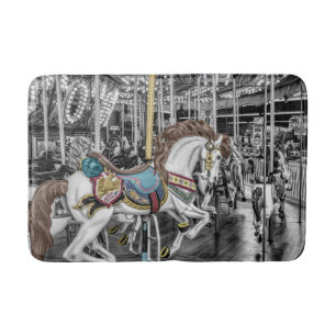 Fotografi av Merry Go Round Carousel Badrumsmatta