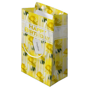 Fotografi av Namn"Grattis på födelsedagen"-Gult