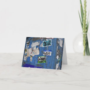 Fotografi av New York City Urban Graffiti Street A Kort