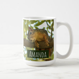 Fotografi av Nyfiken ekorraltyp Kaffemugg