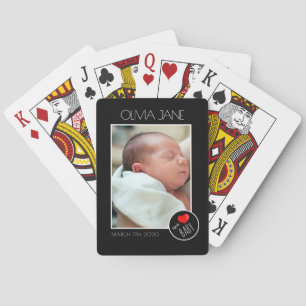 Fotografi av Nyfödd bebis Ram - Anpassningsbar Fot Casinokort