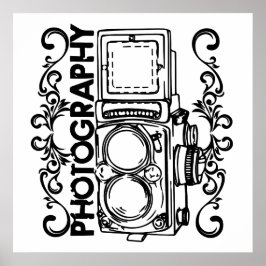 Fotografi av old school poster