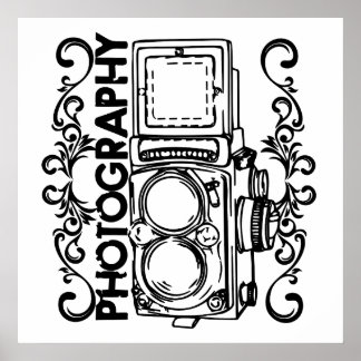 Fotografi av old school poster