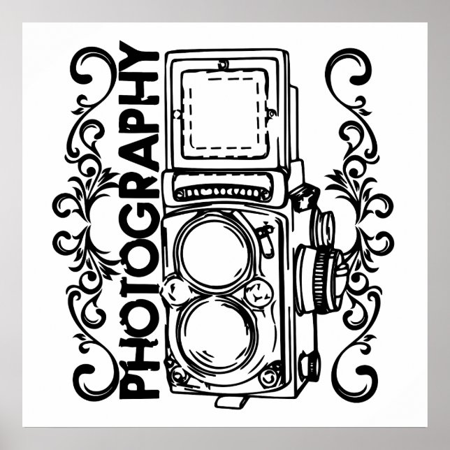 Fotografi av old school poster (Framsidan)