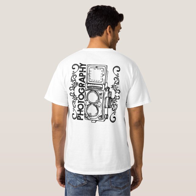 Fotografi av old school t shirt (Hel baksida)