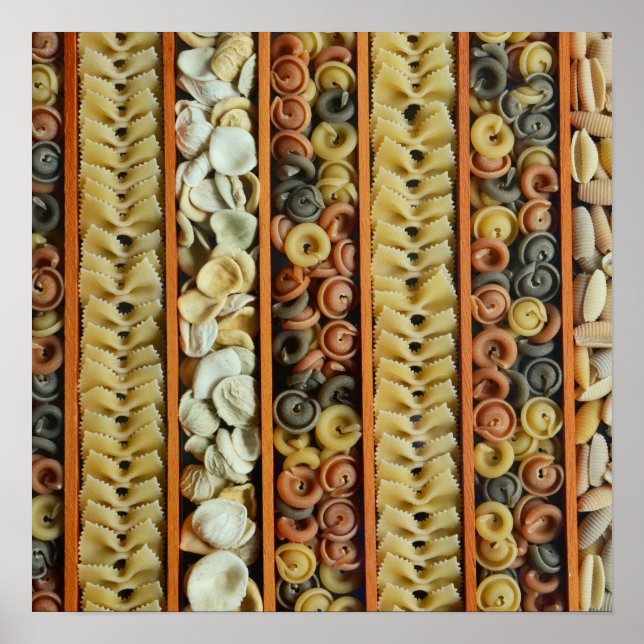 Fotografi av pasta noodles poster (Framsidan)