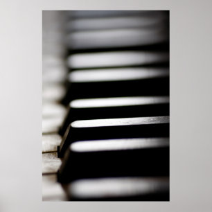 Fotografi av Piano nycklar Poster