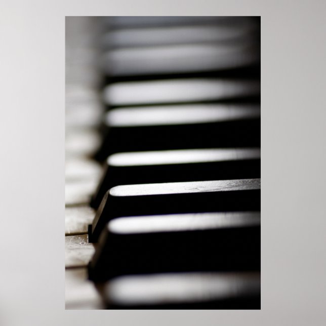 Fotografi av Piano nycklar Poster (Framsidan)