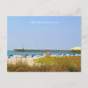 Fotografi av Pier, Myrtle Beach, South Carolina Vykort