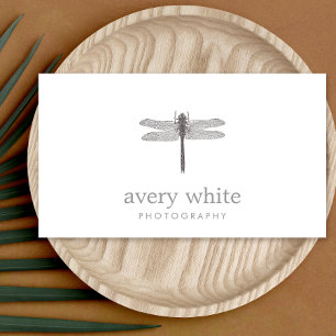 Fotografi av Professionellen Simple White Nature Visitkort