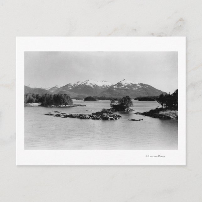 Fotografi av pyramiderna vid Sitka, Alaska Vykort (Framsida)