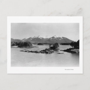 Fotografi av pyramiderna vid Sitka, Alaska Vykort