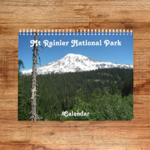Fotografi av Rainier National Park Kalender