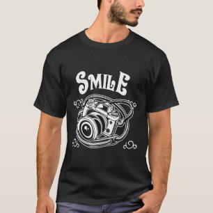 Fotografi av Retro-kameran, Älskare-fotolyp T Shirt