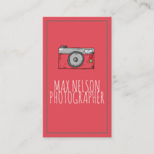 Fotografi av retro-kameror visitkort