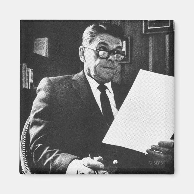 Fotografi av Ronald Reagan Magnet (Framsidan)