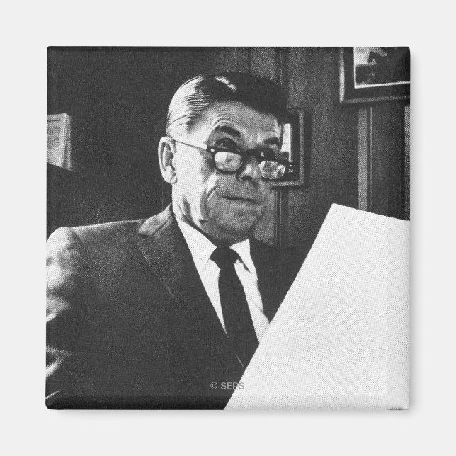 Fotografi av Ronald Reagan Magnet (Framsidan)