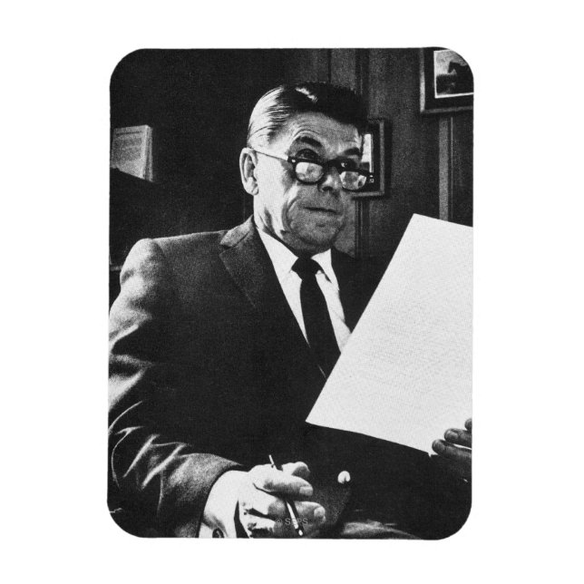 Fotografi av Ronald Reagan Magnet (Vertikal)
