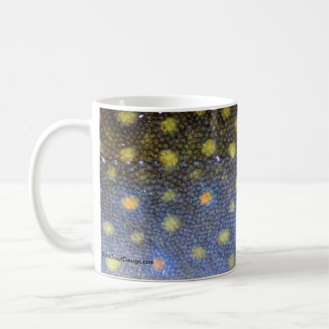 Fotografi av ruttskala kaffemugg (Vänster)
