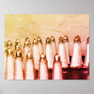 Fotografi av salt- och pepparbilder poster