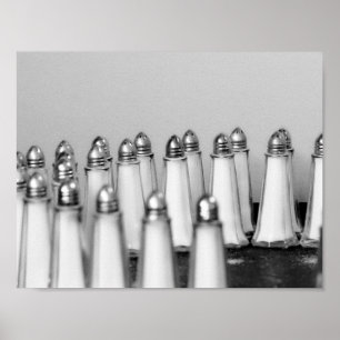 Fotografi av salt- och pepparbilder poster