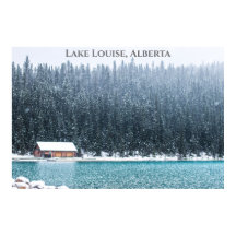 Fotografi av Sjö Louise Alberta Canada i Winter