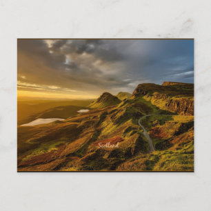 Fotografi av Skottlands landskap Vykort