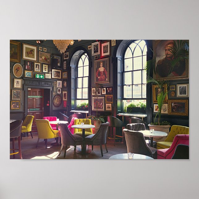 Fotografi av små Kafékaffe Poster (Framsidan)