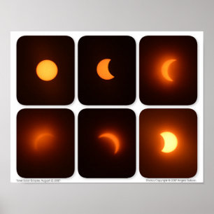 Fotografi av solenergi, 21 augusti 2017 Sol Poster