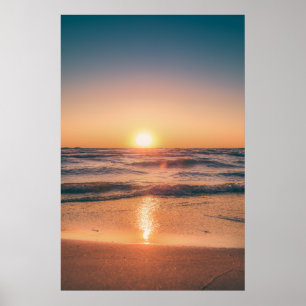 Fotografi av solnedgång #1 poster