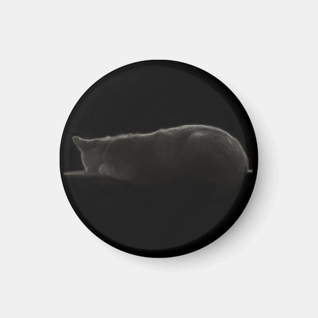 Fotografi av sovplatta Silhouette-foto Magnet (Framsidan)