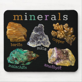 Fotografi av Sten med blandade mineraler Musmatta
