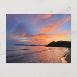 Fotografi av Sunset Gerakas Beach Zakynthos Greece Vykort