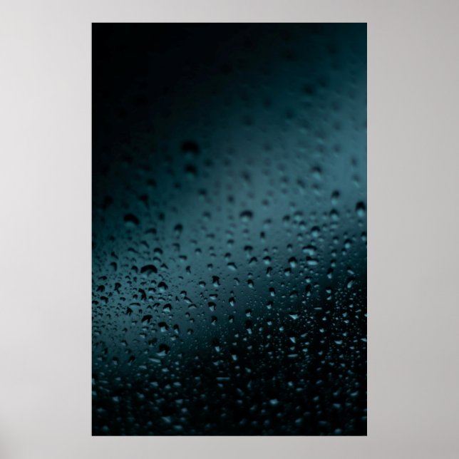 Fotografi av tårdroppar poster (Framsidan)