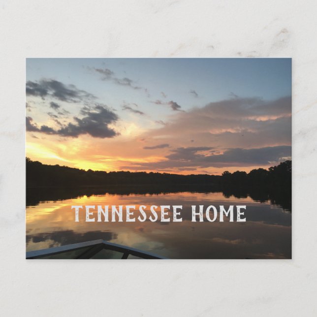 Fotografi av TENNESSEE HOME sjö | Vykort (Framsida)