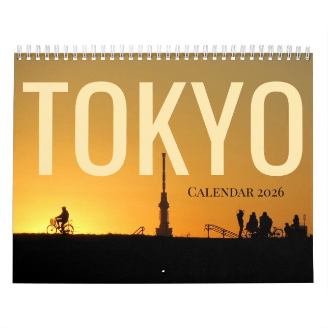 Fotografi av Tokyo Färg 2026 Kalender (Omslag)