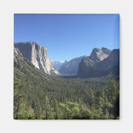 Fotografi av tunneln View Yosemite Valley Blue Fär Magnet